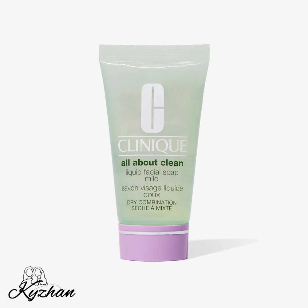 clinique-liquid-facial-soap-mild-3 صابون مایع صورت کلینیک مخصوص پوست مختلط تا خشک - تصویر 1