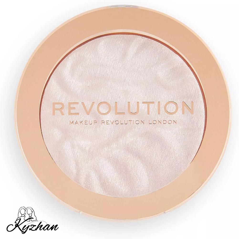 makeup-revolution-reloaded-highlighter-peach-lights-6 هایلایتر رولوشن رنگ Peach Lights - تصویر 1