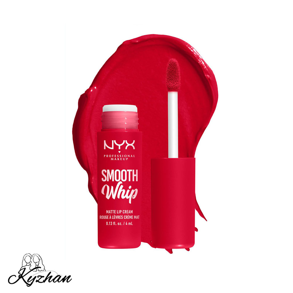 Smooth-Whip-Matte-Lip-Cream-Nyx-Professional-Makeup-1 لیپ گلاس کرمی نیکس - تصویر 1